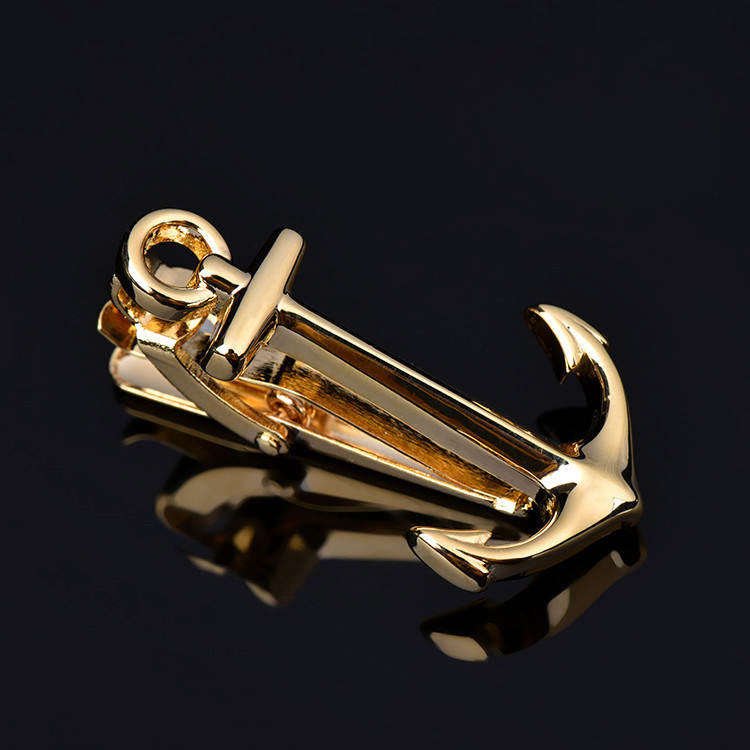 Golden Anchor Tie Bar