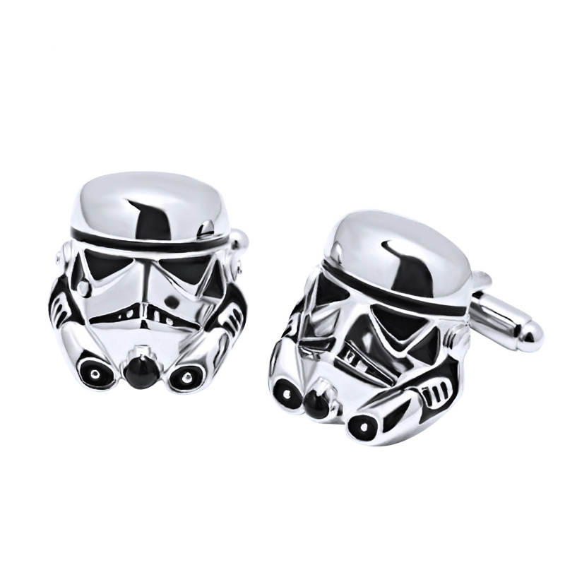 Silver Storm trooper Cufflinks
