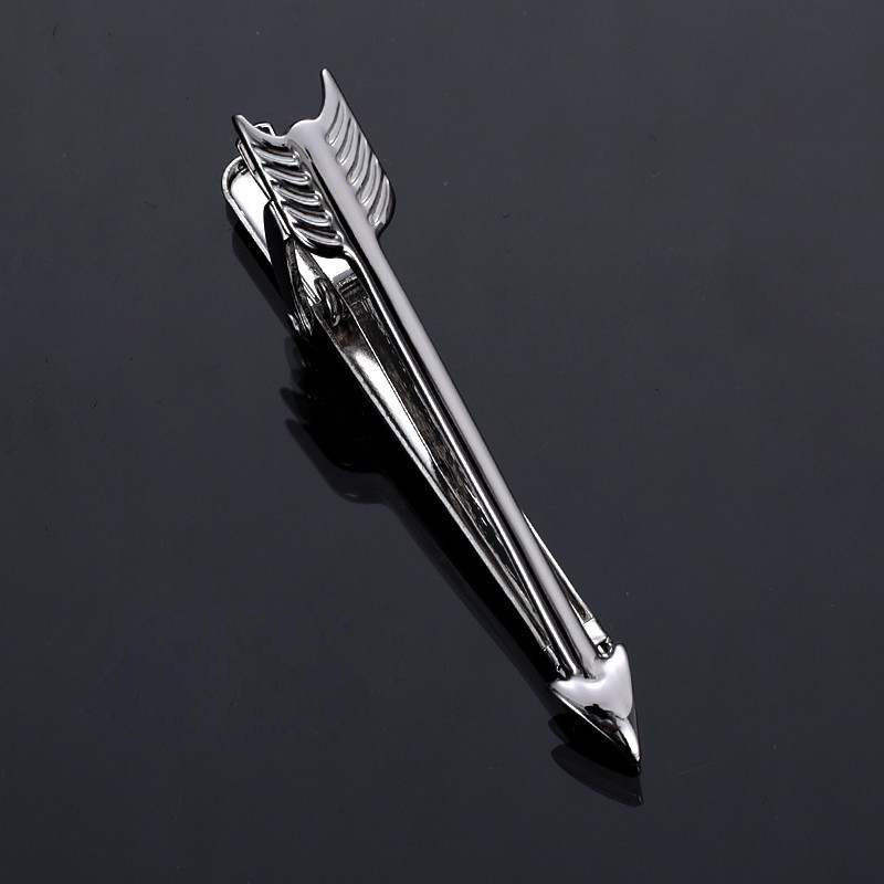 Cupid's Silver Arrow Tie Bar