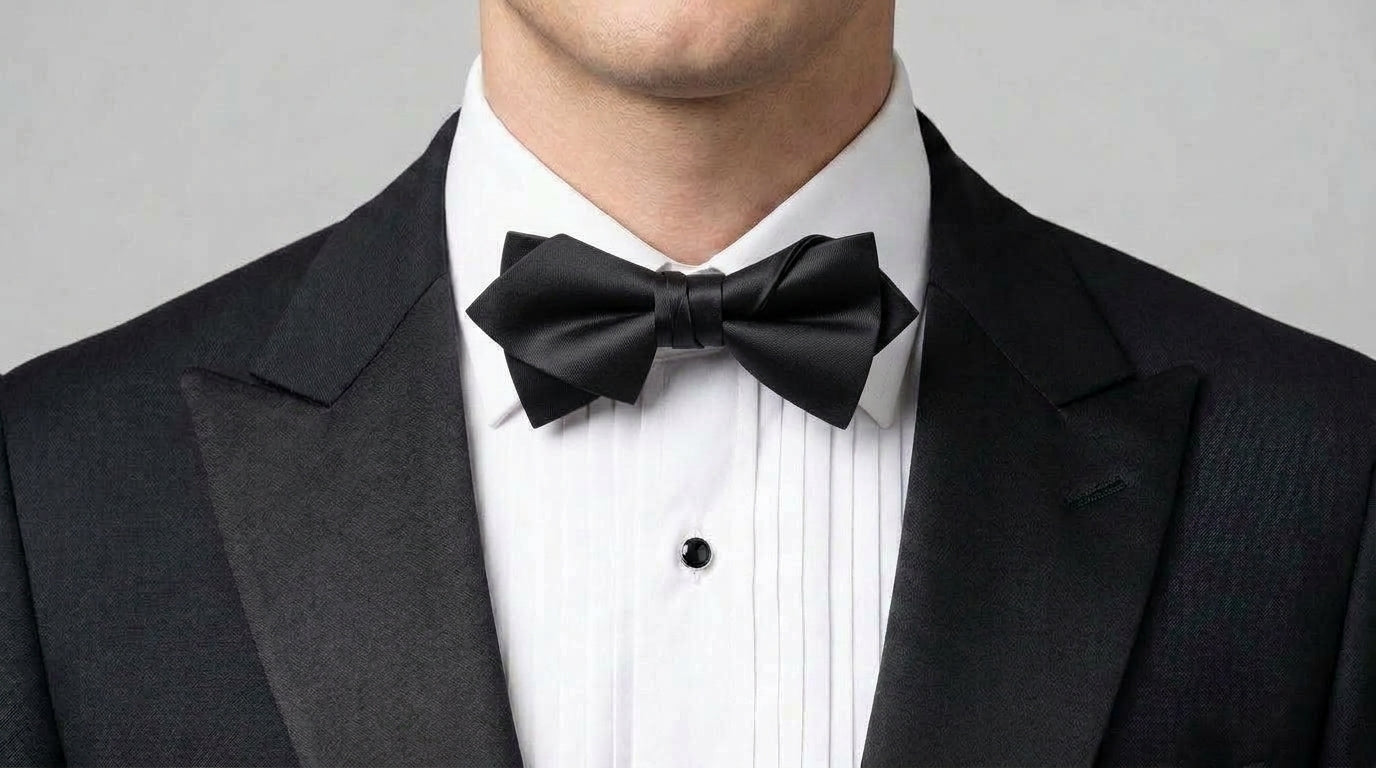 PRE-ORDER NOW - Black Bow Tie - Bold Blackout Bow Tie