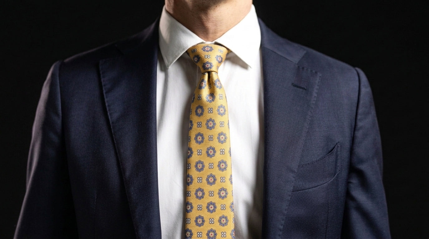 Yellow Tie - Sun flower Golden Hour Tie