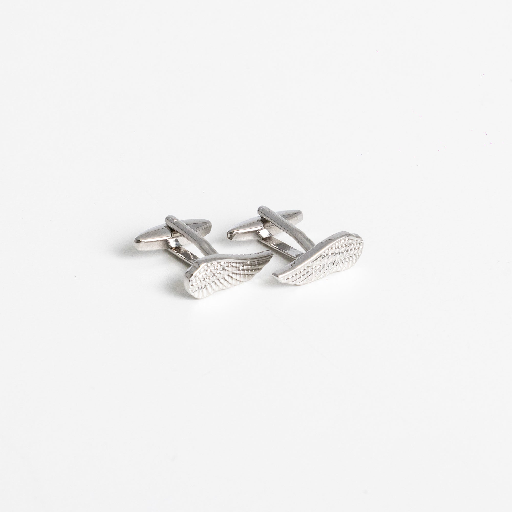 Silver Angel Wings Cufflinks