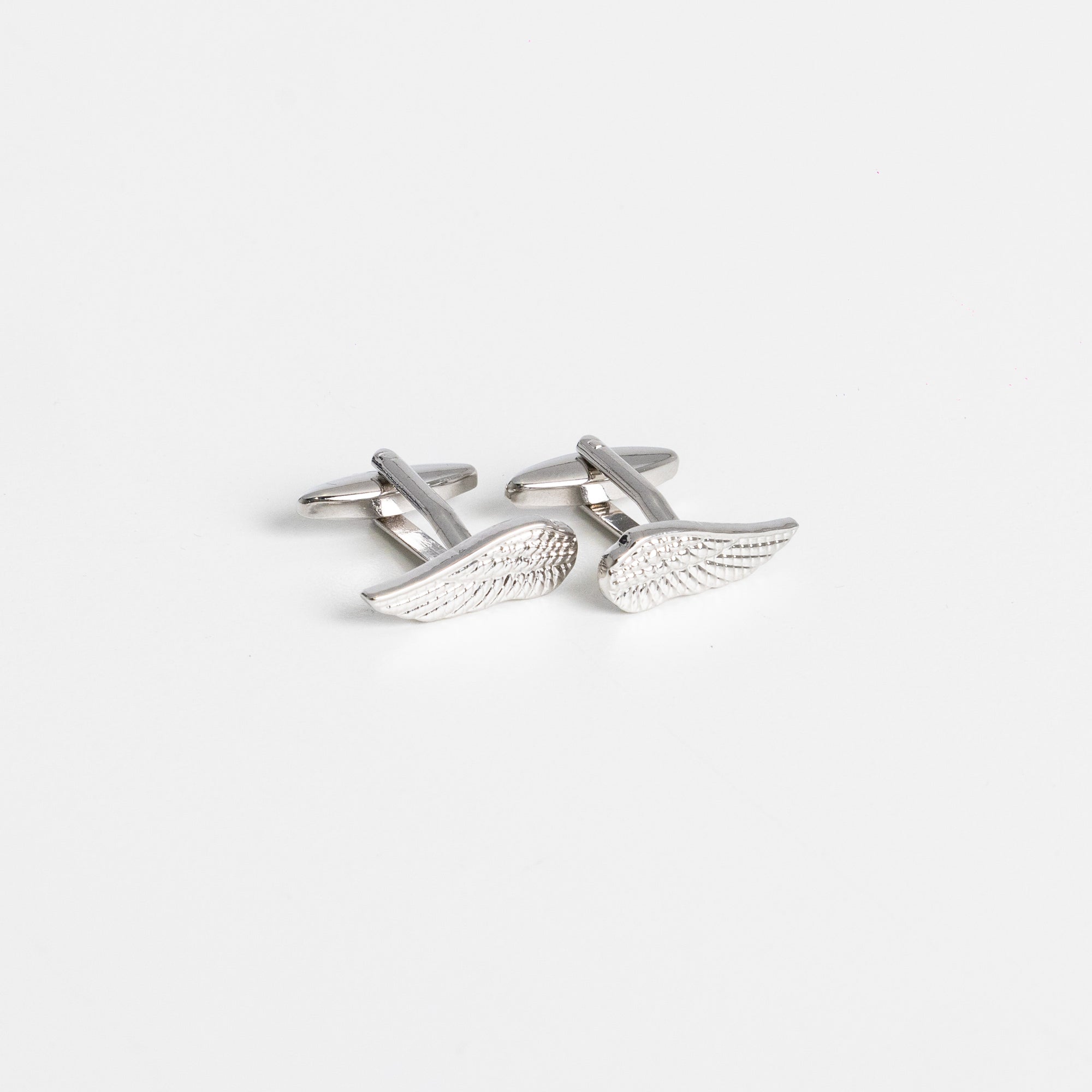 Silver Angel Wings Cufflinks