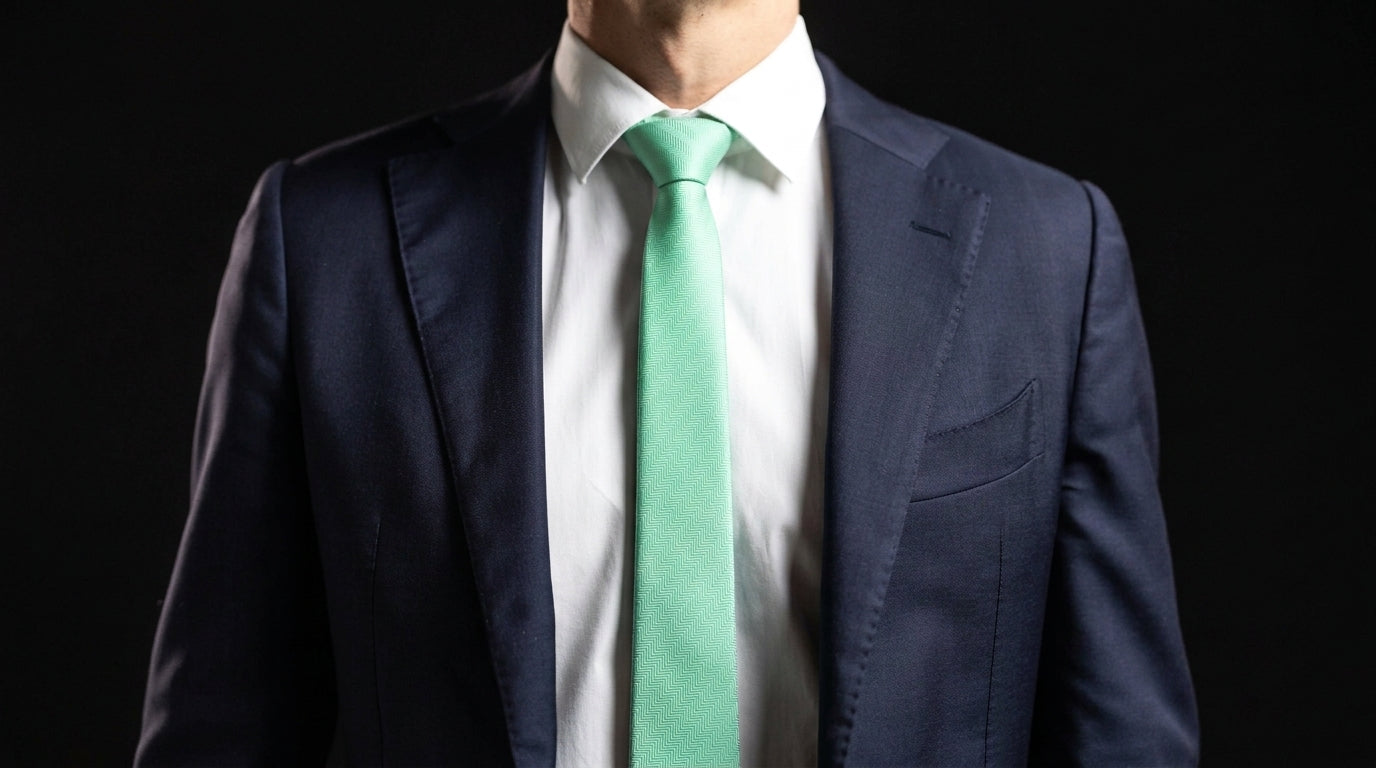 Green Skinny Tie - Neon Envy Skinny Tie