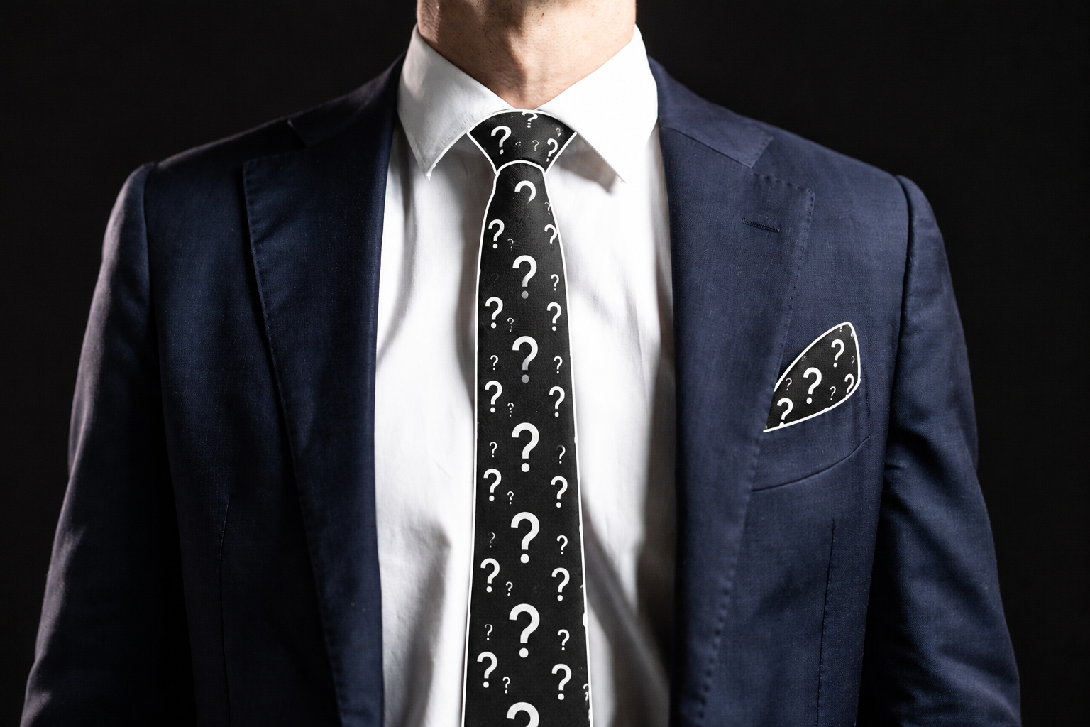 Mystery Tie, Pocket Square & Cufflinks Set