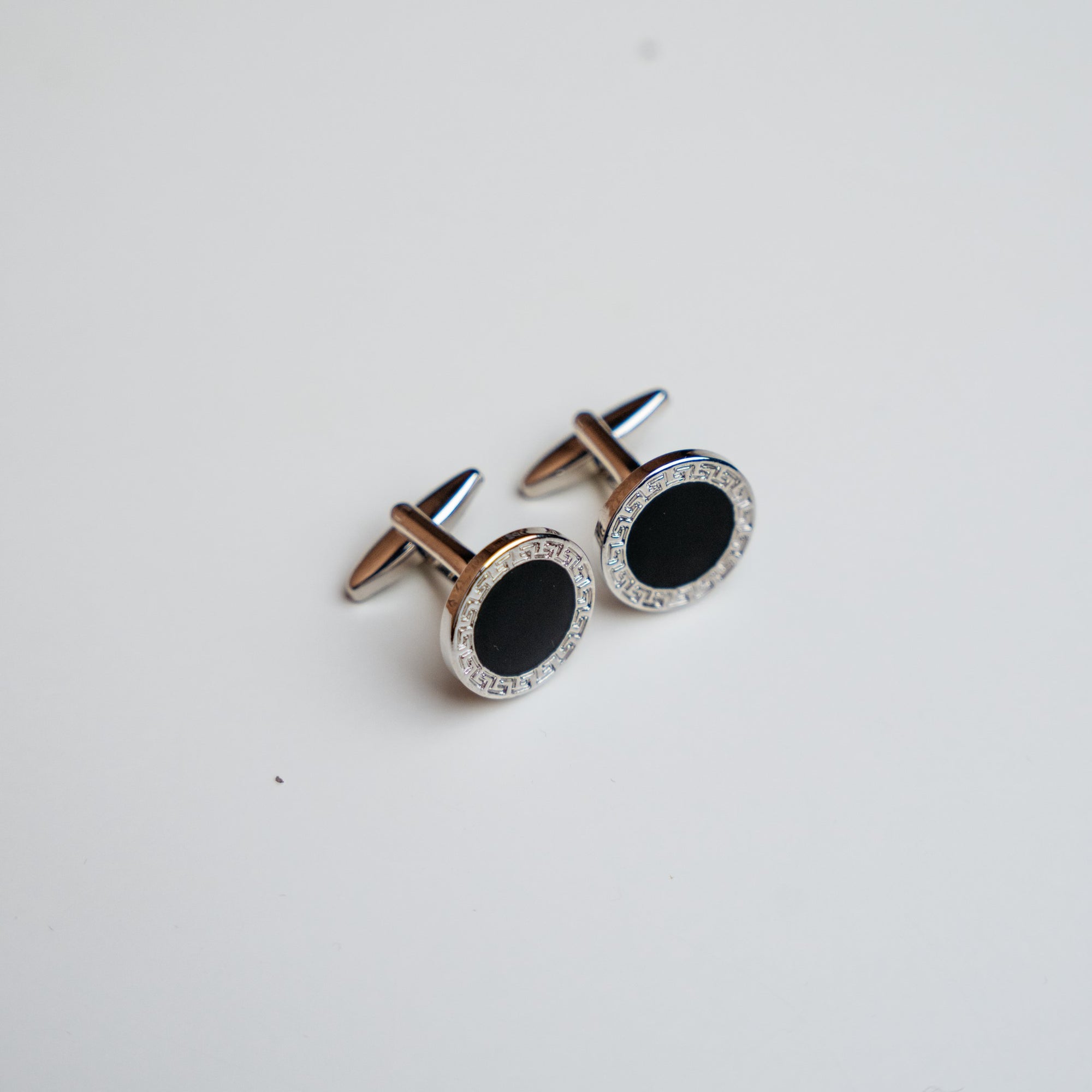 Gold and Black Greek Odyssey Cufflinks