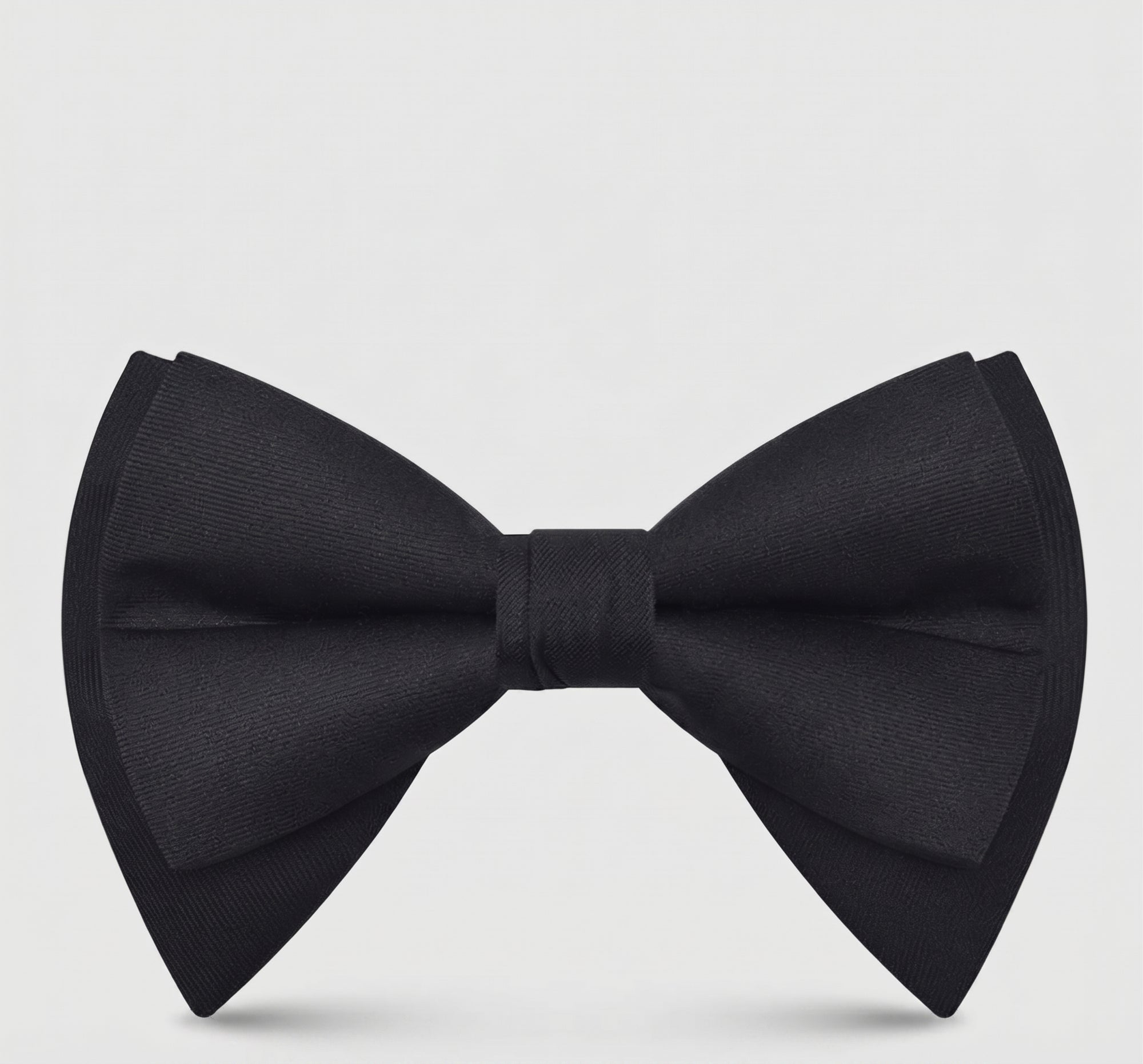 PRE-ORDER NOW - Black Bow Tie - Bold Black Dark Knight Bow Tie
