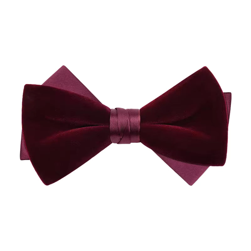 PRE-ORDER NOW - Red Bow Tie - Bold Burgundy Bow Tie.