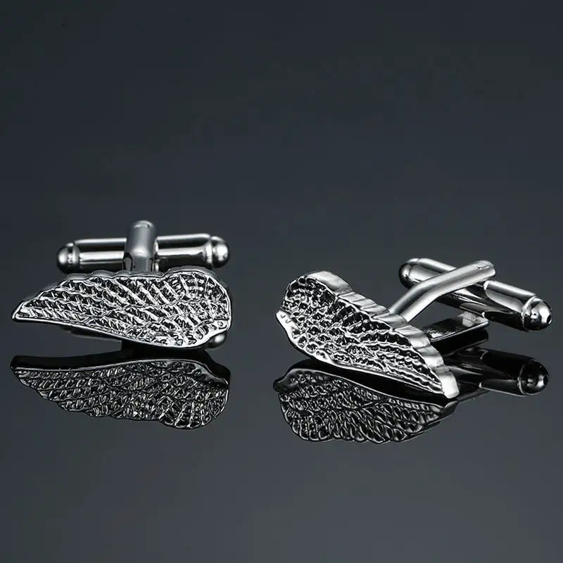 Silver Angel Wings Cufflinks